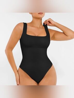 Feelingirl Seamless Shapewear Thong Bodysuit Green XS/S NWT IN PACKAGE